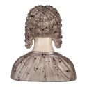 Clayre & Eef Statuetta decorativa Donna 27x15x30 cm Beige Plastica