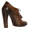 Clayre & Eef Decorative Figurine Shoe 21x7x17 cm Brown Plastic