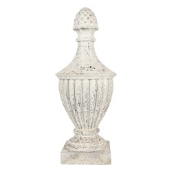 Clayre & Eef Decorative Ornament 26x26x64 cm Beige Ceramic material