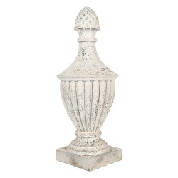 Clayre & Eef Decorative Ornament 26x26x64 cm Beige Ceramic material