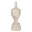 Clayre & Eef Decorative Ornament 25x25x75 cm Beige Ceramic material