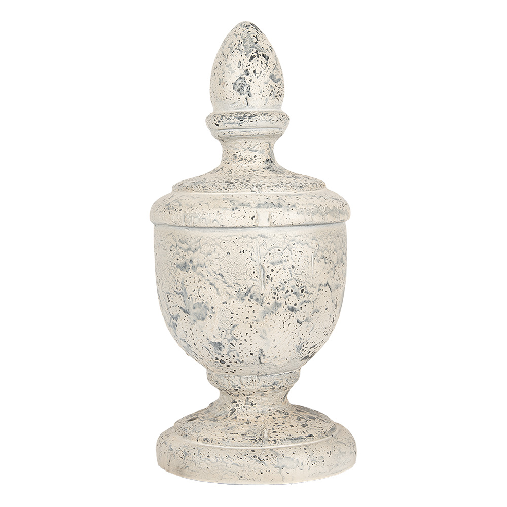 Clayre&Eef Decoratie OrnamentØ 22x48 cm Beige Keramisch materiaal afbeelding