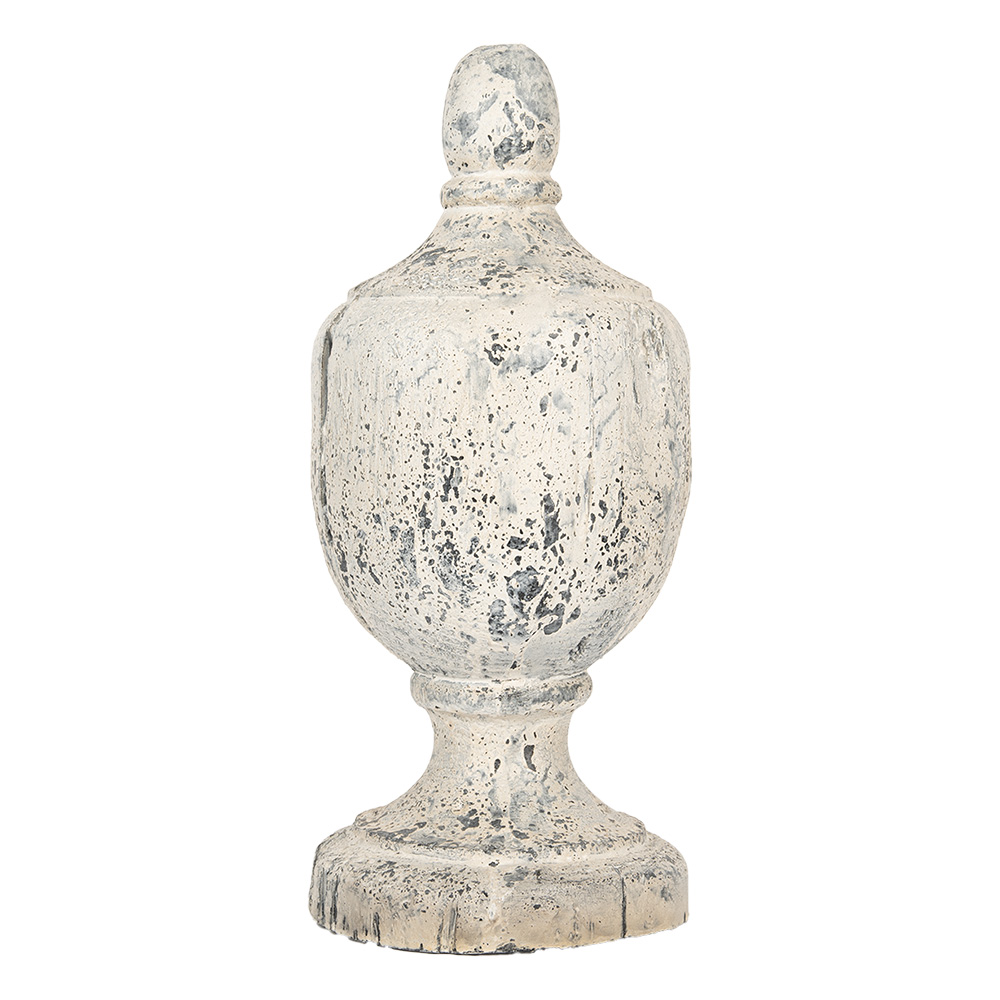 Clayre&Eef Decoratie OrnamentØ 19x45 cm Beige Keramisch materiaal afbeelding