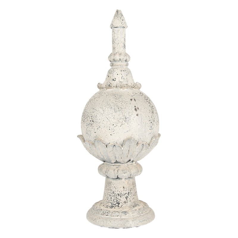 Clayre & Eef Décoration Ornement Ø 24x61 cm Beige Matériau céramique