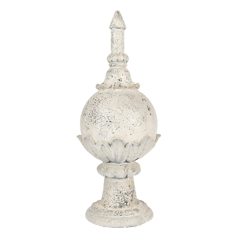 Clayre & Eef Décoration Ornement Ø 24x61 cm Beige Matériau céramique