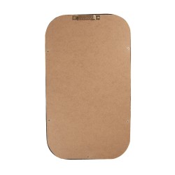 Clayre & Eef Mirror 21x2x36 cm Gold colored Plastic