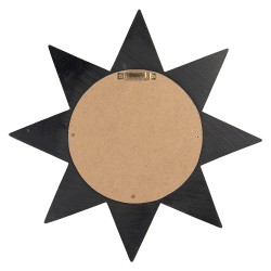 Clayre & Eef Mirror Ø 27x2 cm Brown Plastic