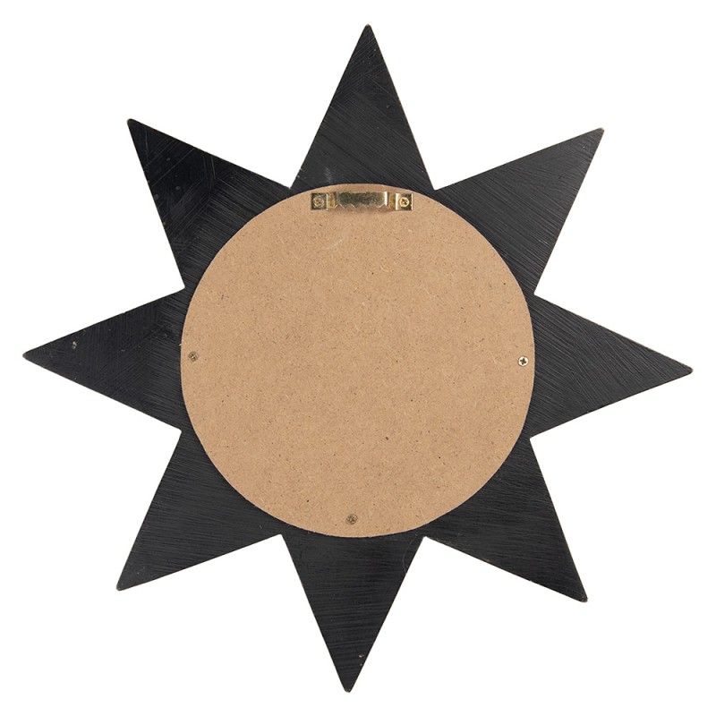 Clayre & Eef Mirror Ø 27x2 cm Brown Plastic