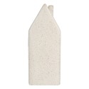 Clayre & Eef Decorative House with LED 7x6x19 cm Beige Ceramic