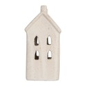 Clayre & Eef Decorative House with LED 9x7x15 cm Beige Ceramic