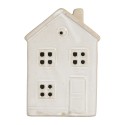 Clayre & Eef Decorative House with LED 8x5x12 cm Beige Ceramic