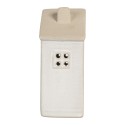 Clayre & Eef Decorative House with LED 8x5x12 cm Beige Ceramic