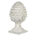 Clayre & Eef Decorative Ornament Pinecone Ø 23x41 cm Beige Ceramic material