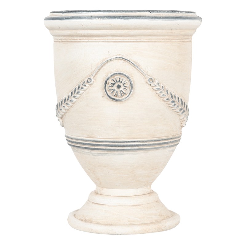 Clayre & Eef Planter Ø 23x31 cm Beige Ceramic material