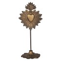 Clayre & Eef Decorative Figurine 10x8x23 cm Gold colored Plastic Sacred Heart