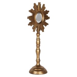 Clayre & Eef Decorative Figurine 16x9x36 cm Gold colored Plastic