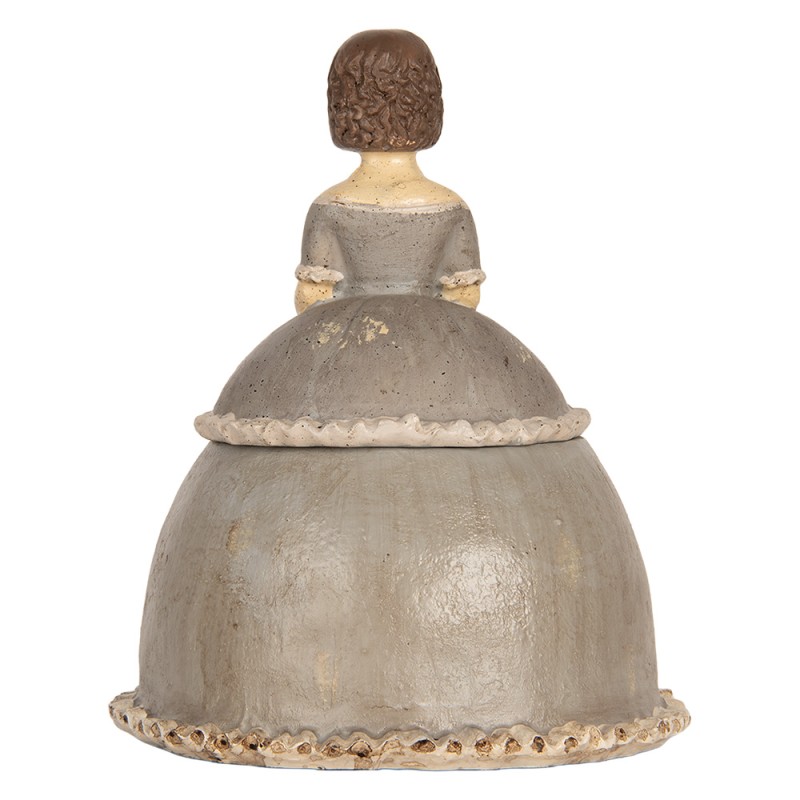 Clayre & Eef Schmuckkästchen Frau 19x16x22 cm Beige Kunststoff