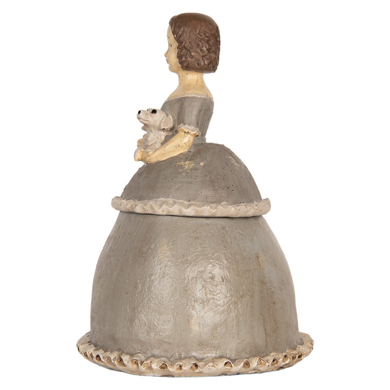 Clayre & Eef Schmuckkästchen Frau 19x16x22 cm Beige Kunststoff
