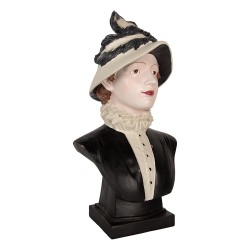 Clayre & Eef Decorative Figurine Woman 27x21x48 cm Beige Plastic