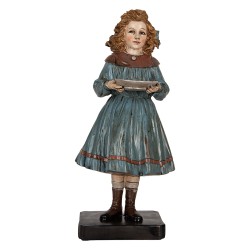 Clayre & Eef Decorative Figurine Woman 15x14x31 cm Beige Plastic