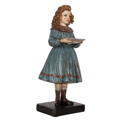 Clayre & Eef Decorative Figurine Woman 15x14x31 cm Beige Plastic