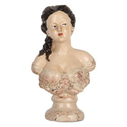 Clayre & Eef Decorative Figurine Woman 12x8x20 cm Beige Plastic
