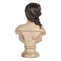 Clayre & Eef Decoratie Beeld Vrouw 12x8x20 cm Beige Kunststof