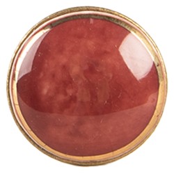 Clayre & Eef Pomello Ø 3x3 cm Rosso Ceramica