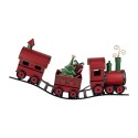 Clayre & Eef Christmas Decoration Figurine Train 63x13x31 cm Red Metal
