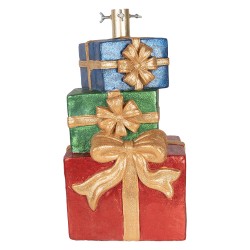 Clayre & Eef Christmas Tree Stand Gift 25x28x48 cm Red Ceramic material