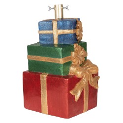 Clayre & Eef Christmas Tree Stand Gift 25x28x48 cm Red Ceramic material