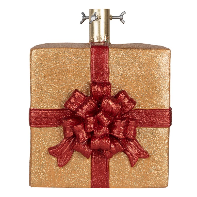 Clayre & Eef Christmas Tree Stand Gift 26x25x32 cm Gold colored Ceramic material