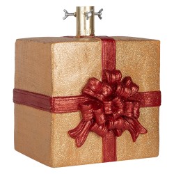 Clayre & Eef Christmas Tree Stand Gift 26x25x32 cm Gold colored Ceramic material