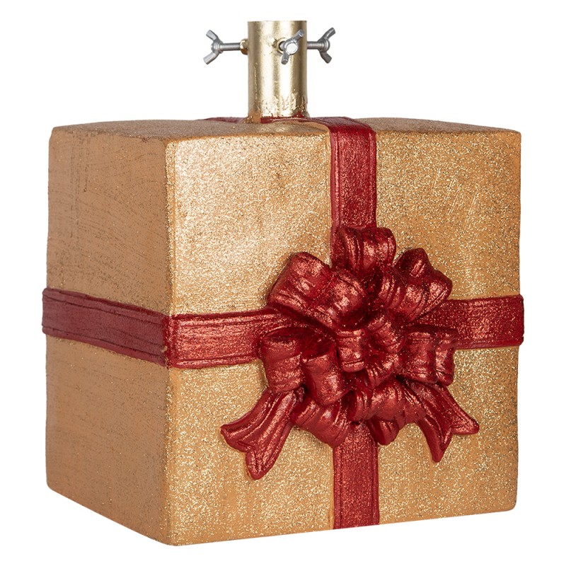 Clayre & Eef Christmas Tree Stand Gift 26x25x32 cm Gold colored Ceramic material