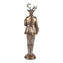 Clayre & Eef Deer 11x10x38 cm Gold colored Plastic