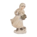 Clayre & Eef Decorative Figurine Child 10x7x17 cm Beige Plastic