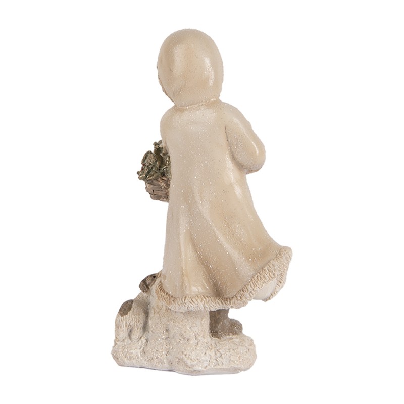 Clayre & Eef Decorative Figurine Child 10x7x17 cm Beige Plastic