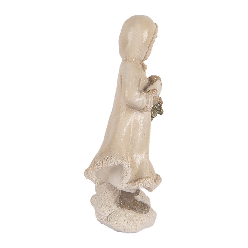 Clayre & Eef Decorative Figurine Child 10x7x17 cm Beige Plastic
