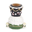 Clayre & Eef Candelabro Schiaccianoci 8x6x9 cm Verde Plastica