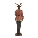 Clayre & Eef Image de décoration Cerf 11x10x38 cm Marron Plastique