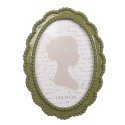 Clayre & Eef Photo Frame 10x15 cm Green Plastic