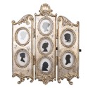 Clayre & Eef Photo Frame 19x2x23 cm Silver colored Plastic