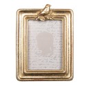 Clayre & Eef Photo Frame 6x9 cm Gold colored Plastic