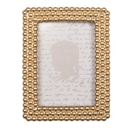 Clayre & Eef Cornice per foto 6x9 cm Color oro Plastica