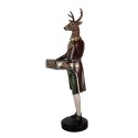 Clayre & Eef Image de décoration Cerf 32x31x96 cm Marron Plastique