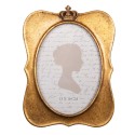 Clayre & Eef Photo Frame 13x18 cm Gold colored Plastic