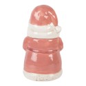 Clayre & Eef Storage Jar Santa Claus Ø 15x26 cm Pink Ceramic