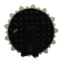 Clayre & Eef Photo Frame Ø 10 cm Green Plastic