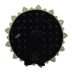 Clayre & Eef Photo Frame Ø 10 cm Green Plastic