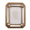 Clayre & Eef Photo Frame 6x9 cm Gold colored Plastic
